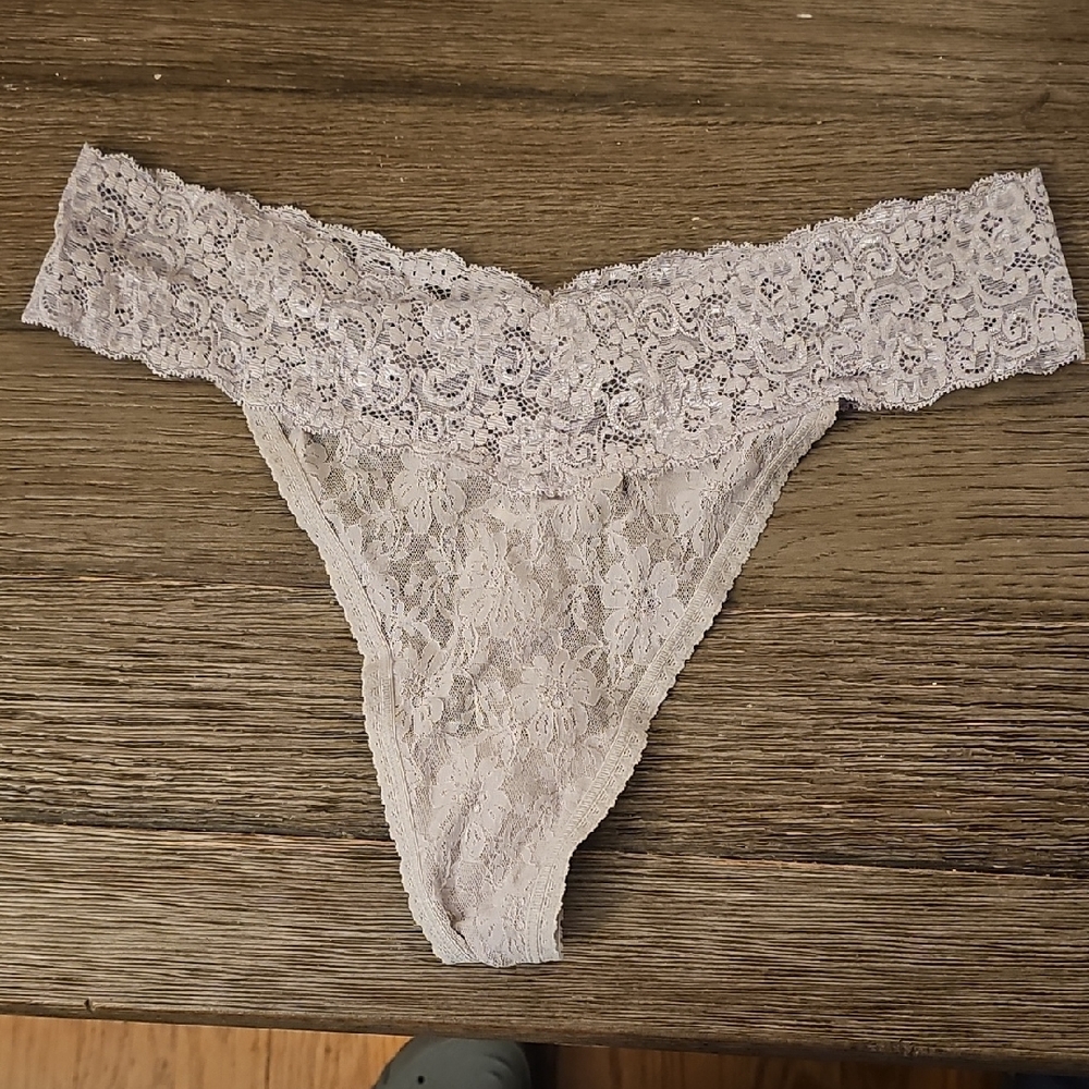 Soma Lace Panties - Silver/Dove Grey